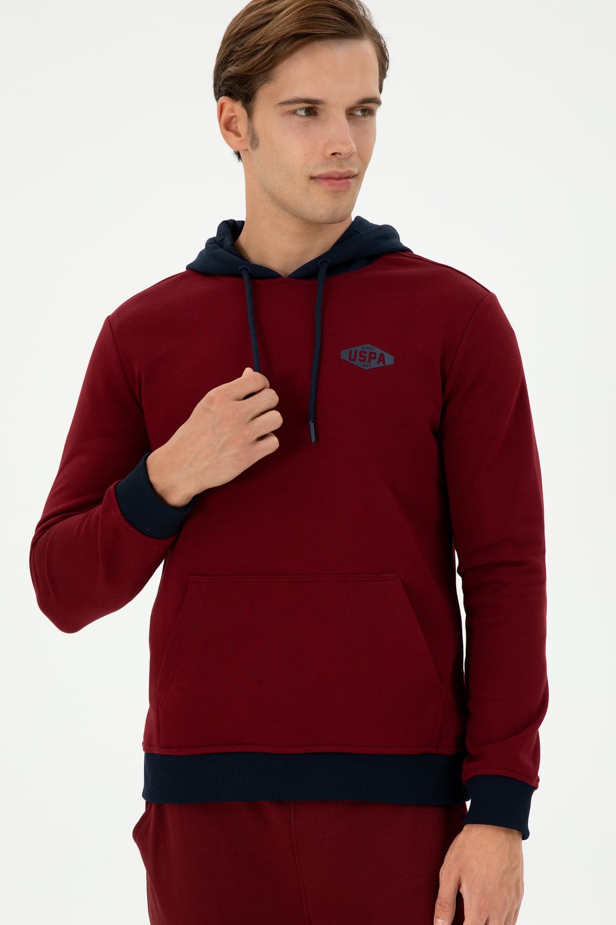 سوئیشرت مردانه U.S. Polo Assn. بوردو مدل 50293440-VR014 سوئیشرت مردانه U.S. Polo Assn. بوردو مدل 50293440-VR014