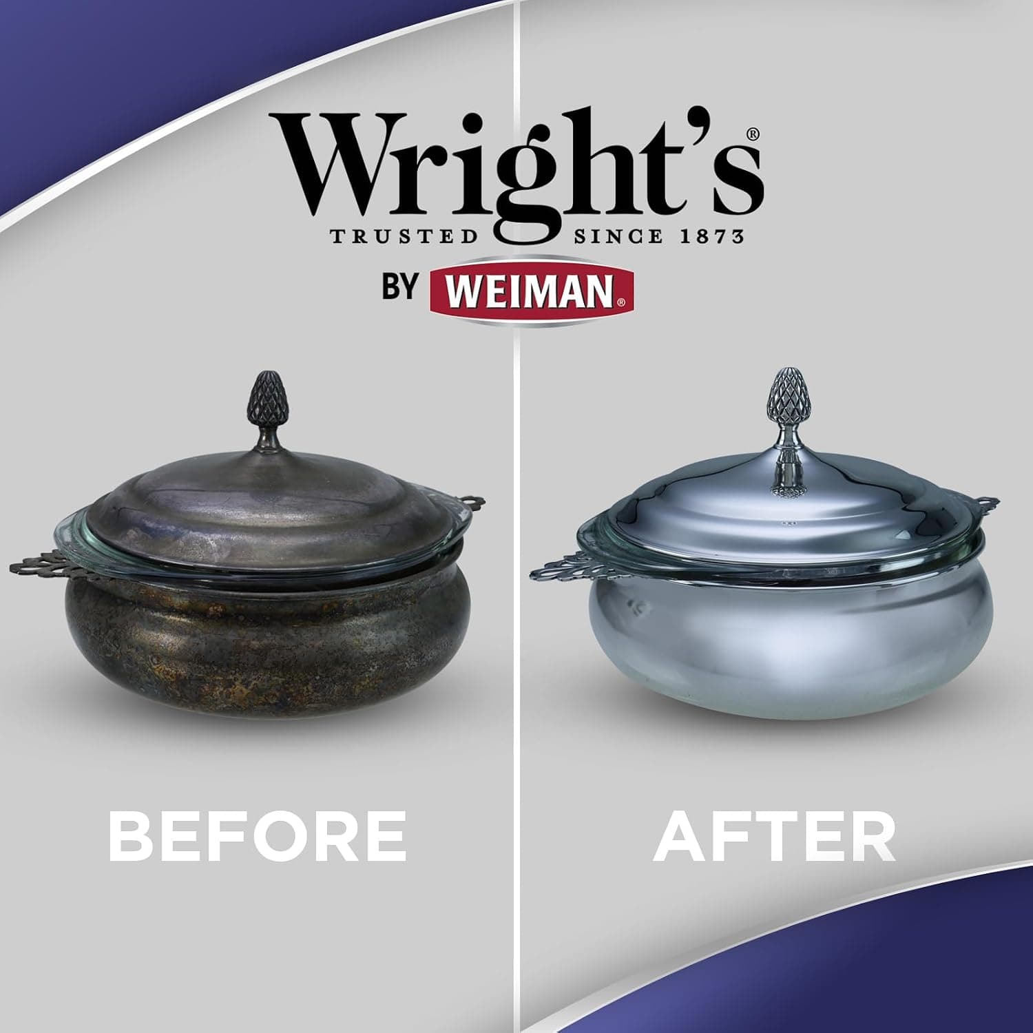 کرم تمیزکننده و پولیش نقره Wright's، بسته 2 عددی 8 Ounce همراه با پارچه پولیش، بدون آمونیاک کرم تمیزکننده و پولیش نقره Wright's، بسته 2 عددی 8 Ounce همراه با پارچه پولیش، بدون آمونیاک