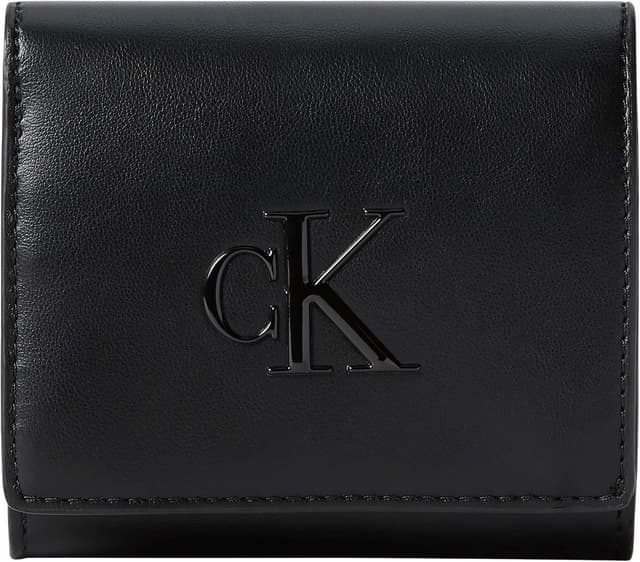 کیف پول زنانه Calvin Klein مدل BOLD CK MEDIUM BIFOLD مشکی کیف پول زنانه Calvin Klein مدل BOLD CK MEDIUM BIFOLD مشکی
