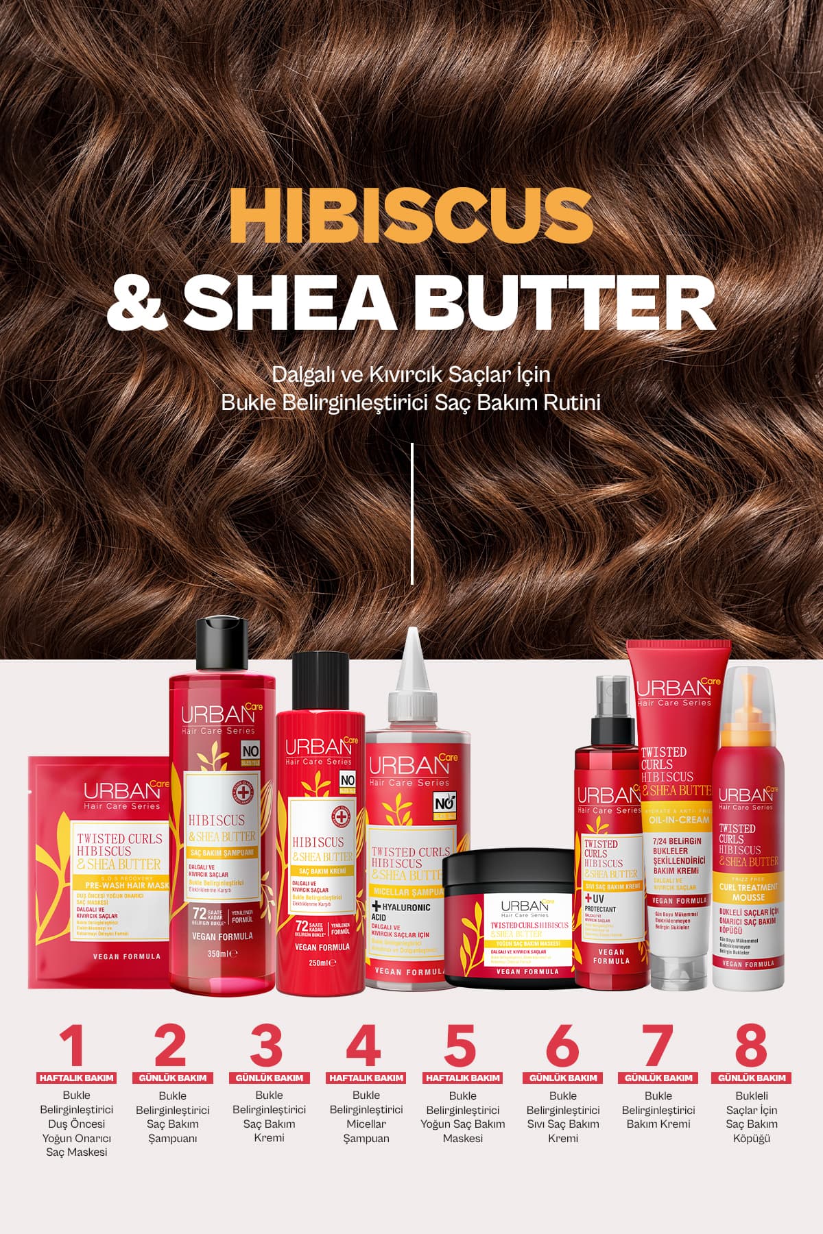 کرم حالتدهنده موهای فرفری Urban Care Twisted Curls Hibiscus & Shea Butter 175 ml کرم حالتدهنده موهای فرفری Urban Care Twisted Curls Hibiscus & Shea Butter 175 ml