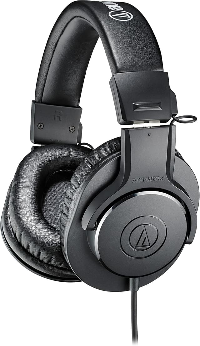 هدفون مانیتورینگ استودیویی حرفهای Audio-Technica مدل ATH-M20X مشکی هدفون مانیتورینگ استودیویی حرفهای Audio-Technica مدل ATH-M20X مشکی