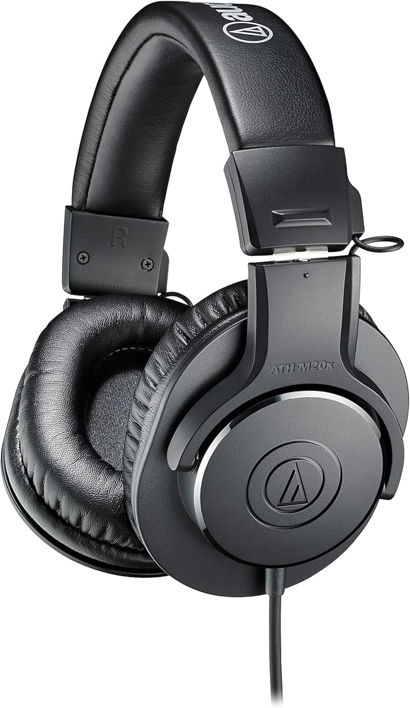 هدفون مانیتورینگ استودیویی حرفهای Audio-Technica مدل ATH-M20X مشکی هدفون مانیتورینگ استودیویی حرفهای Audio-Technica مدل ATH-M20X مشکی