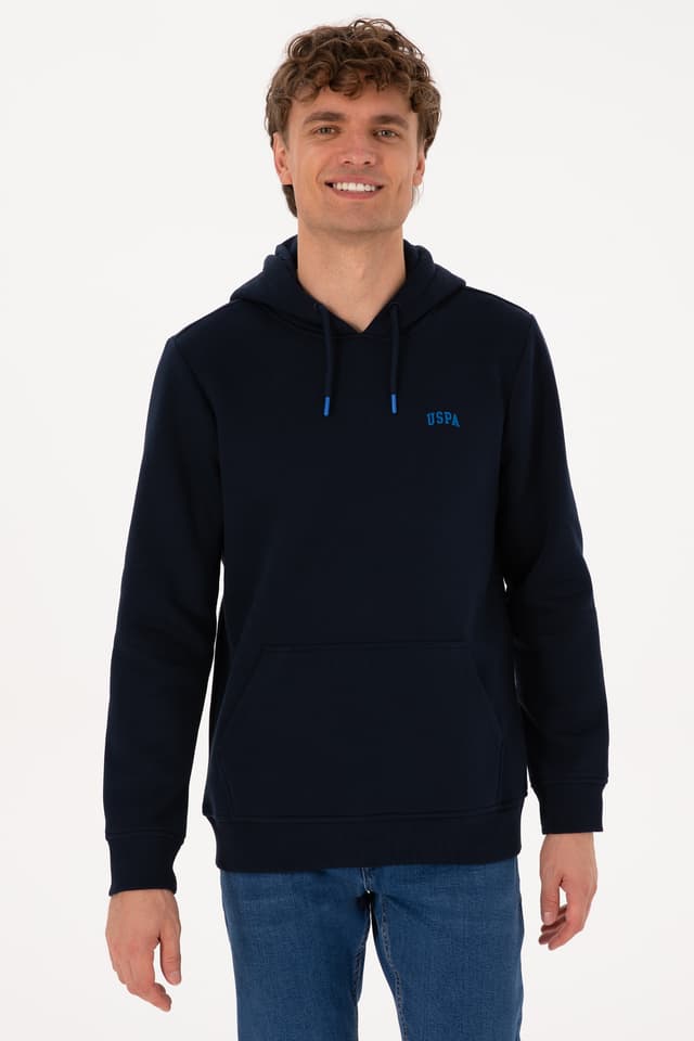 سوئیشرت مردانه U.S. Polo Assn. فیت معمولی با کلاه داخل پرزدار سرمهای مدل 50315582-VR033 سوئیشرت مردانه U.S. Polo Assn. فیت معمولی با کلاه داخل پرزدار سرمهای مدل 50315582-VR033