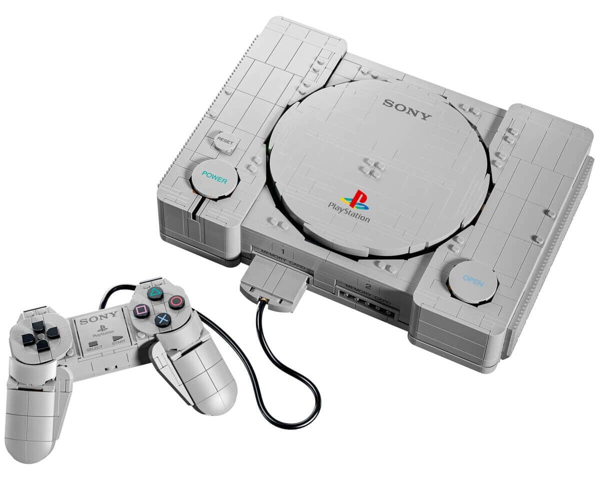 لگو PlayStation کنسول بازی رترو مدل 72306 1911 قطعه لگو PlayStation کنسول بازی رترو مدل 72306 1911 قطعه