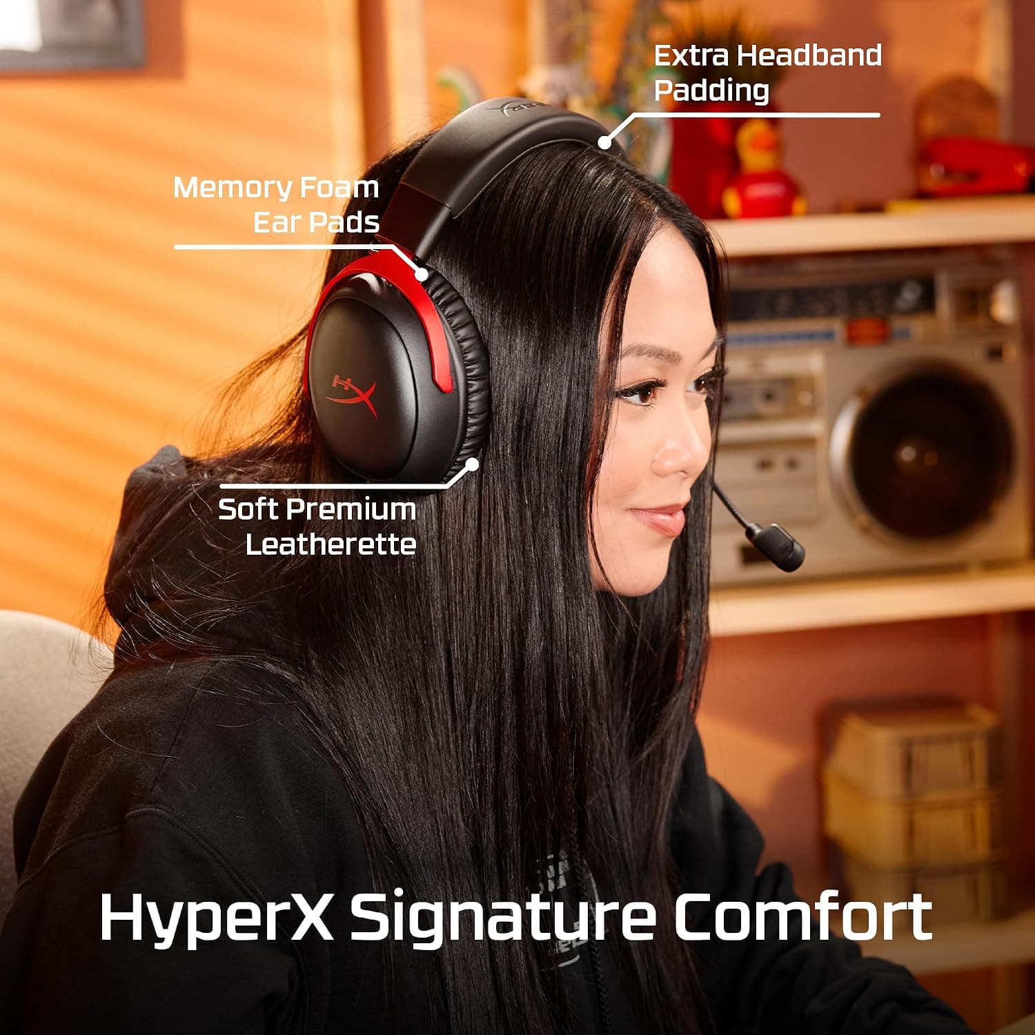 هدست گیمینگ بیسیم HyperX چندپلتفرمی مشکی-قرمز مدل Cloud III S هدست گیمینگ بیسیم HyperX چندپلتفرمی مشکی-قرمز مدل Cloud III S