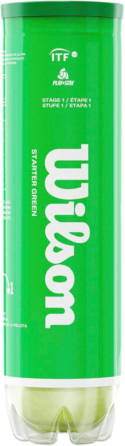 توپ تنیس اسفنجی کودک Wilson در رنگهای قرمز، نارنجی و سبز بسته 3 یا 4 عددی مدل Starter Foam توپ تنیس اسفنجی کودک Wilson در رنگهای قرمز، نارنجی و سبز بسته 3 یا 4 عددی مدل Starter Foam