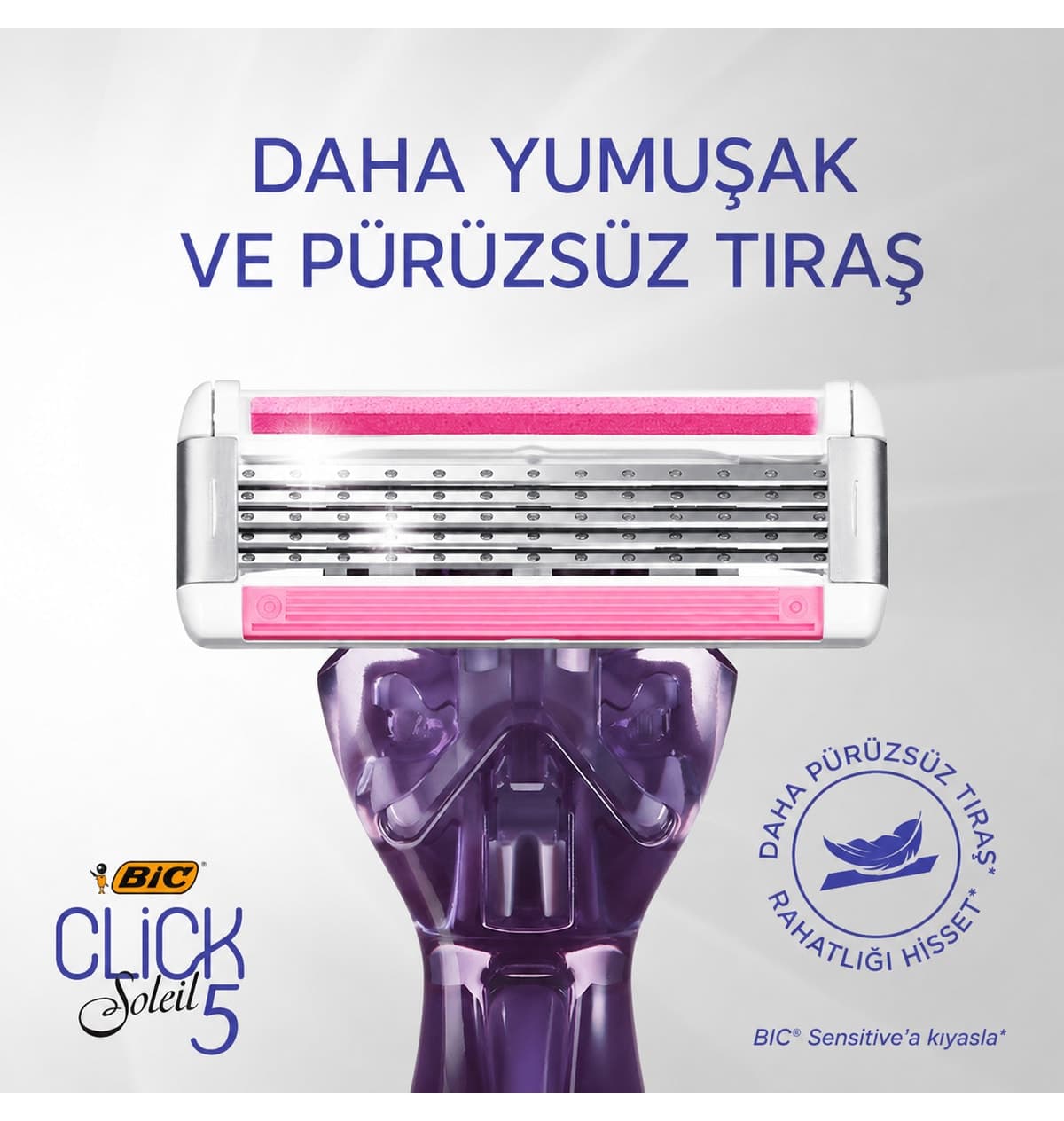 تیغ اصلاح زنانه Bic با 5 تیغه مدل Click Soleil 5 تیغ اصلاح زنانه Bic با 5 تیغه مدل Click Soleil 5