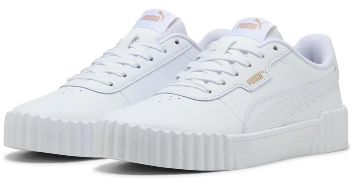 کفش ورزشی یونیسکس Puma سفید Carina 3.0 مدل 400365 کفش ورزشی یونیسکس Puma سفید Carina 3.0 مدل 400365