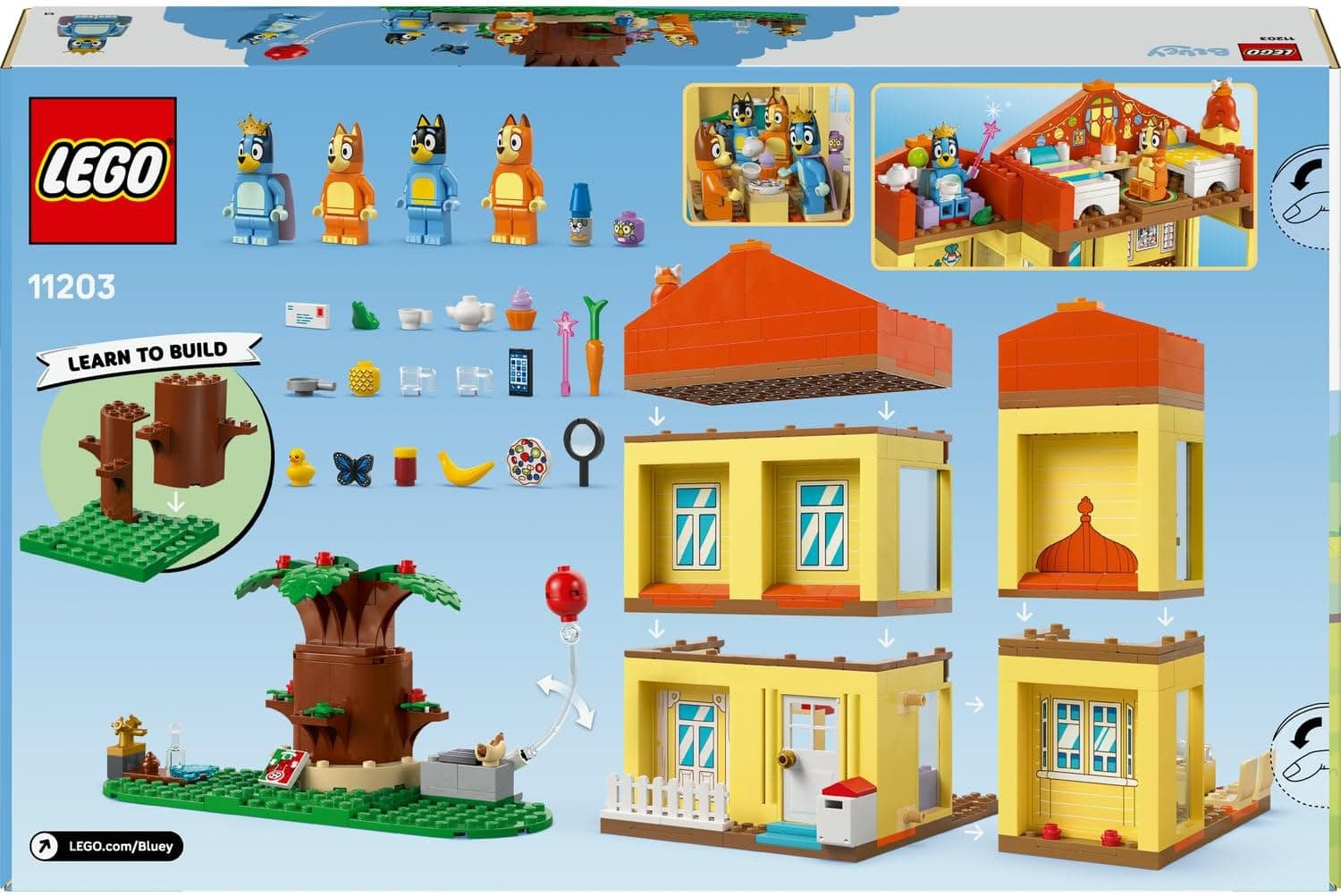 لگو Bluey خانه خانوادگی مدل 11203 لگو Bluey خانه خانوادگی مدل 11203