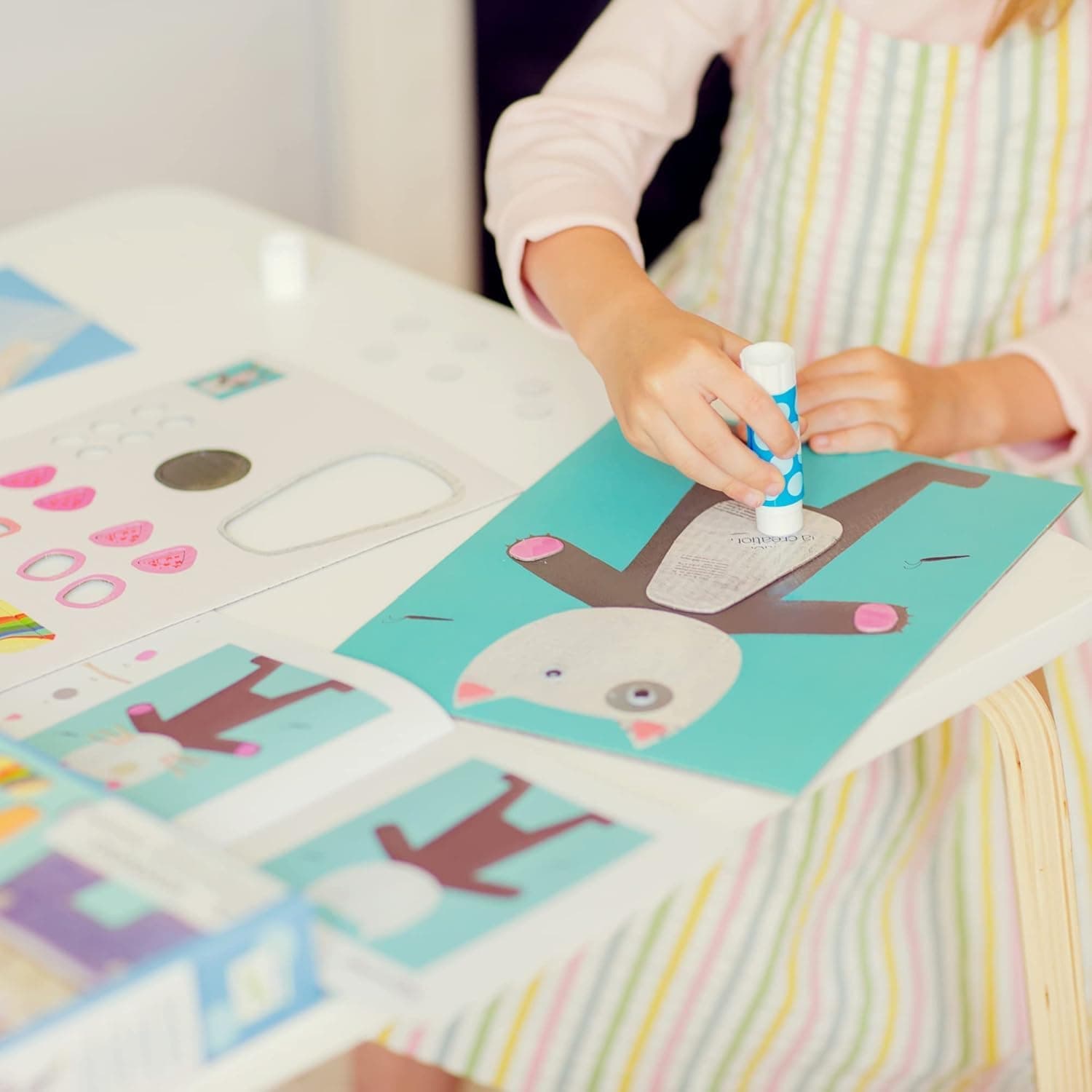 کاردستی کلاژ کاغذی Djeco Collages For Little Ones کاردستی کلاژ کاغذی Djeco Collages For Little Ones