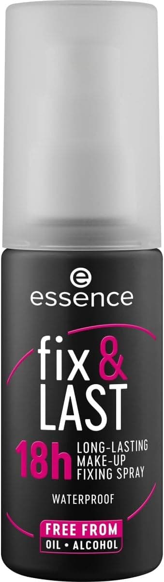 اسپری تثبیت آرایش Essence Cosmetics مدل Fix & Last ماندگاری ۱۸ ساعته اسپری تثبیت آرایش Essence Cosmetics مدل Fix & Last ماندگاری ۱۸ ساعته
