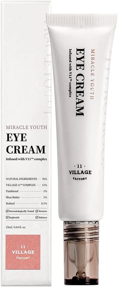 کرم دور چشم VILLAGE11FACTORY Village 11 Factory Miracle Youth حاوی 0.1% Retinol وگان 25 ml کرم دور چشم VILLAGE11FACTORY Village 11 Factory Miracle Youth حاوی 0.1% Retinol وگان 25 ml