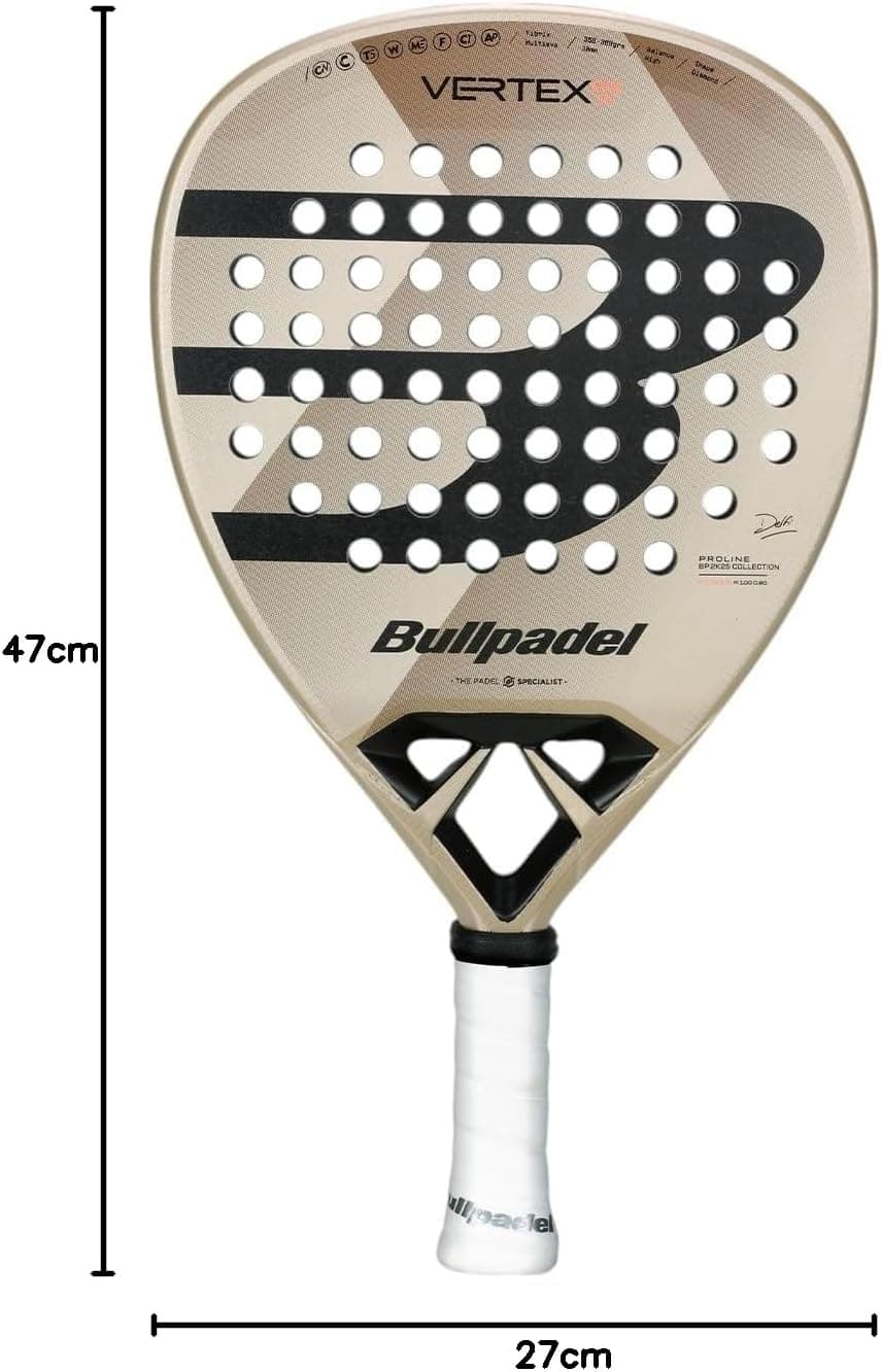 راکت پدل زنانه Bullpadel کربنی مدل VERTEX 04 W 25 راکت پدل زنانه Bullpadel کربنی مدل VERTEX 04 W 25