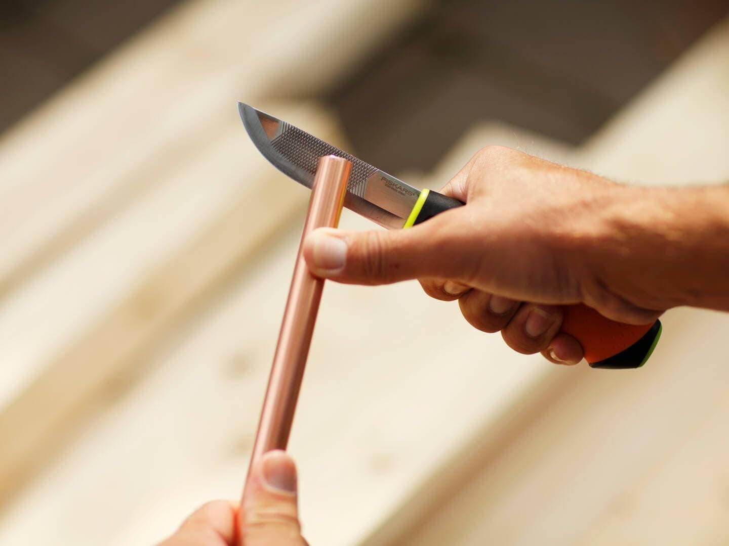تیغ سنگینکار Fiskars قابل تیزکاری مدل 156018-1023619 تیغ سنگینکار Fiskars قابل تیزکاری مدل 156018-1023619