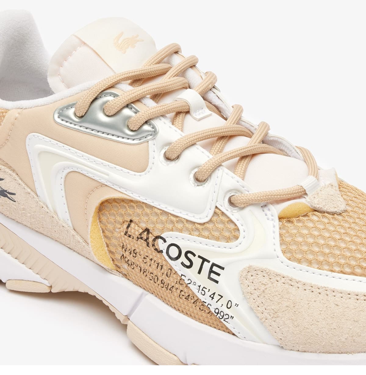 کفش اسنیکر مردانه Lacoste بژ مدل L003 Neo کفش اسنیکر مردانه Lacoste بژ مدل L003 Neo