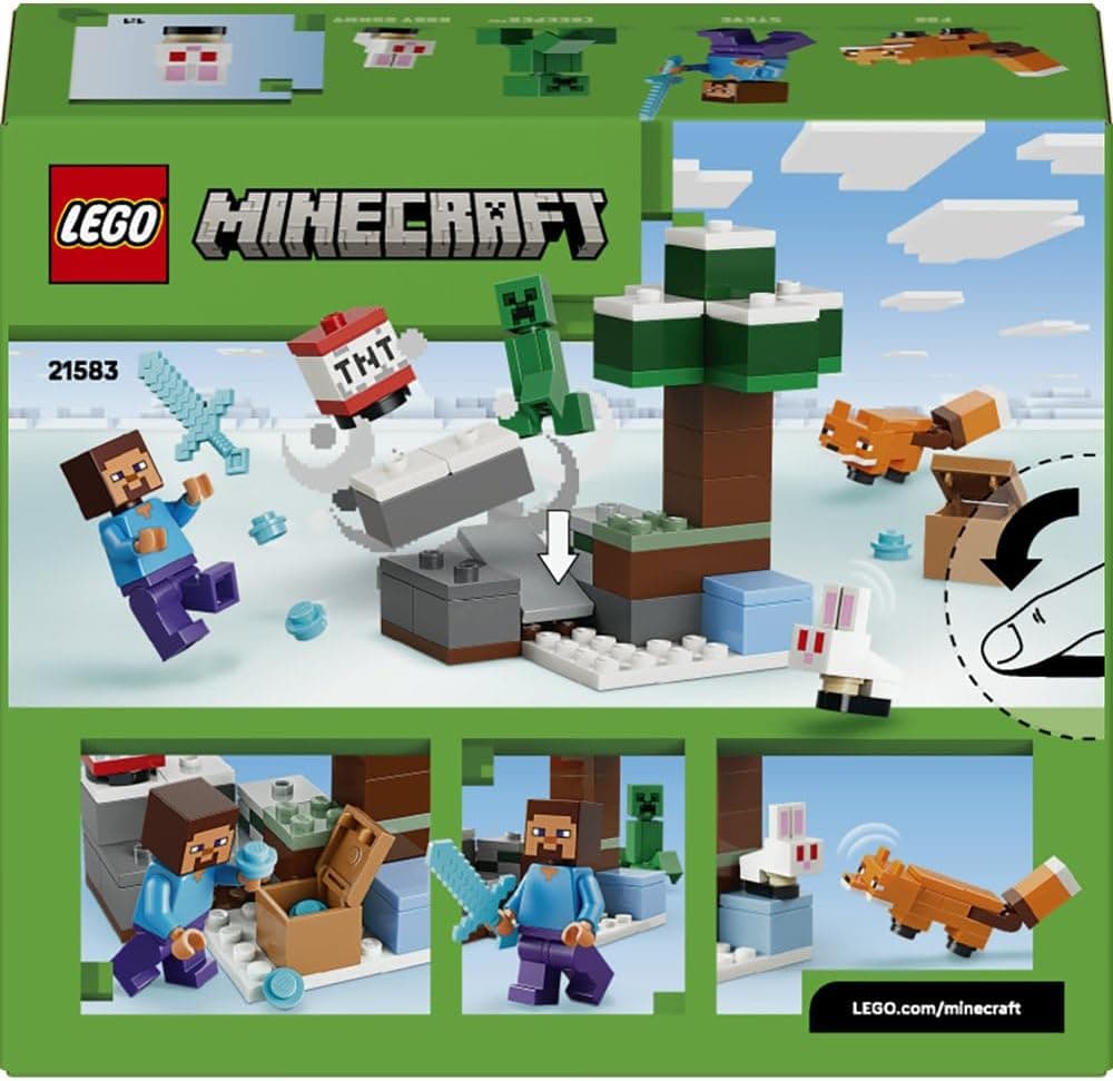 لگو Minecraft ماجراجویی Steve's Taiga مدل 21583 لگو Minecraft ماجراجویی Steve's Taiga مدل 21583