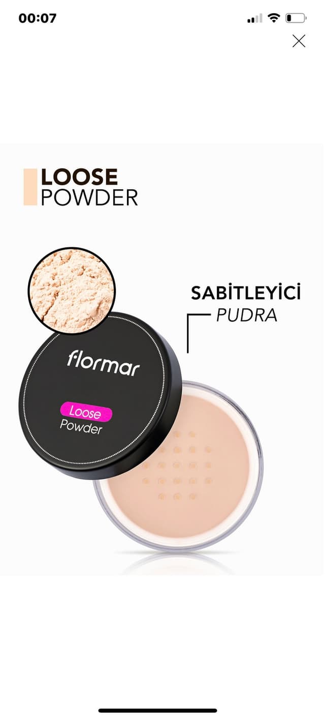 پودر فیکس شل Flormar شنی روشن مدل 01 پودر فیکس شل Flormar شنی روشن مدل 01