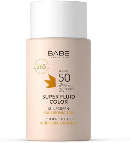 کرم ضدآفتاب رنگی صورت LABORATORIOS BABE Super Fluid Color SPF 50+ 50 Ml کرم ضدآفتاب رنگی صورت LABORATORIOS BABE Super Fluid Color SPF 50+ 50 Ml