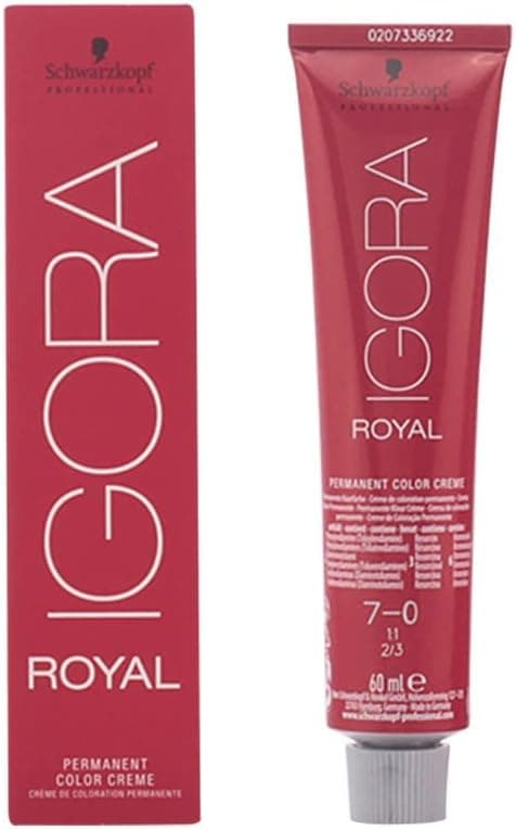 کرم رنگ مو Schwarzkopf Professional Igora Royal کاستانی مدل 7-0 کرم رنگ مو Schwarzkopf Professional Igora Royal کاستانی مدل 7-0