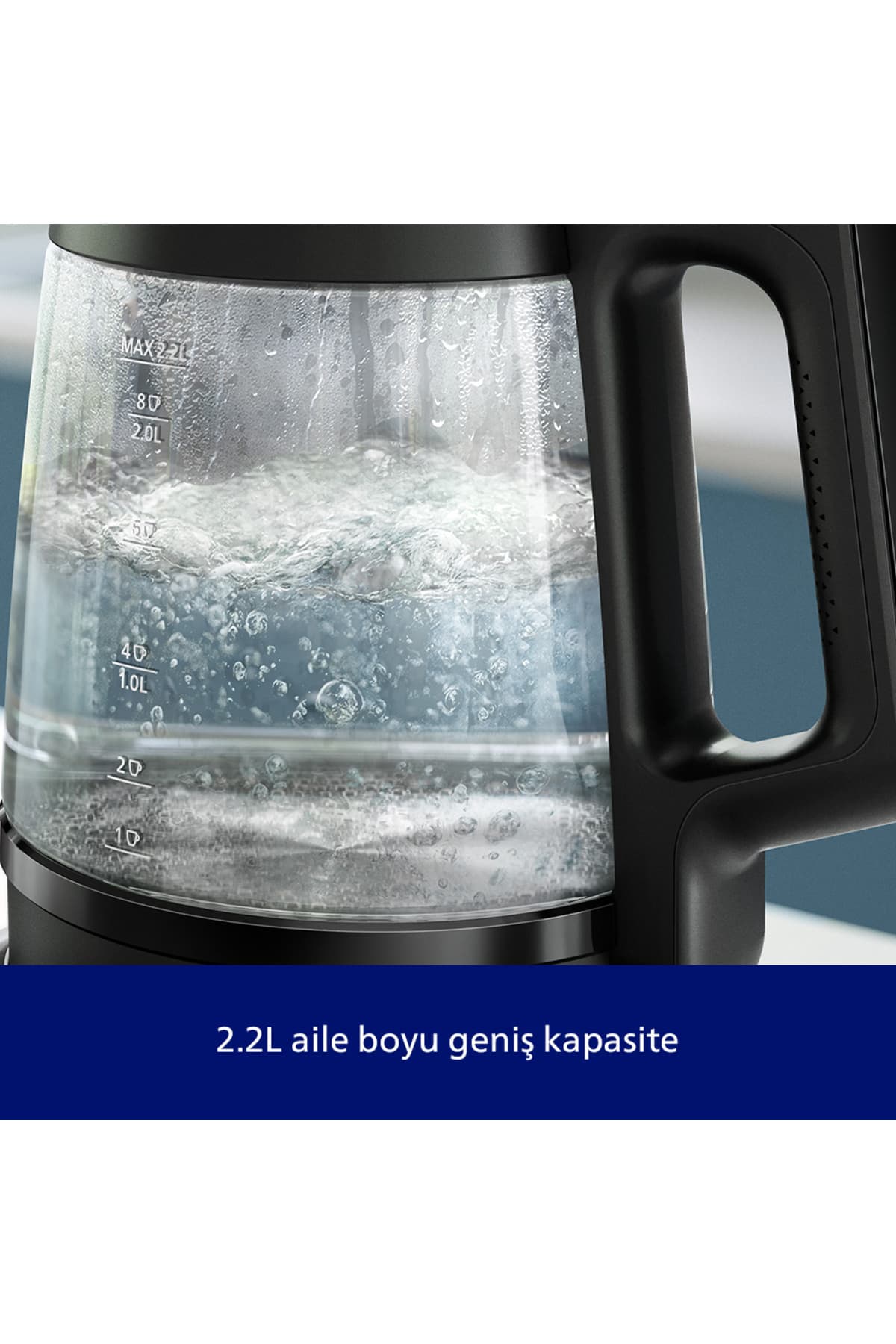 چایساز Philips 5000 Serisi، 2.2 Litre، 1900W، تهیه چای و آب غذای کودک، مدل HD7360/00 چایساز Philips 5000 Serisi، 2.2 Litre، 1900W، تهیه چای و آب غذای کودک، مدل HD7360/00