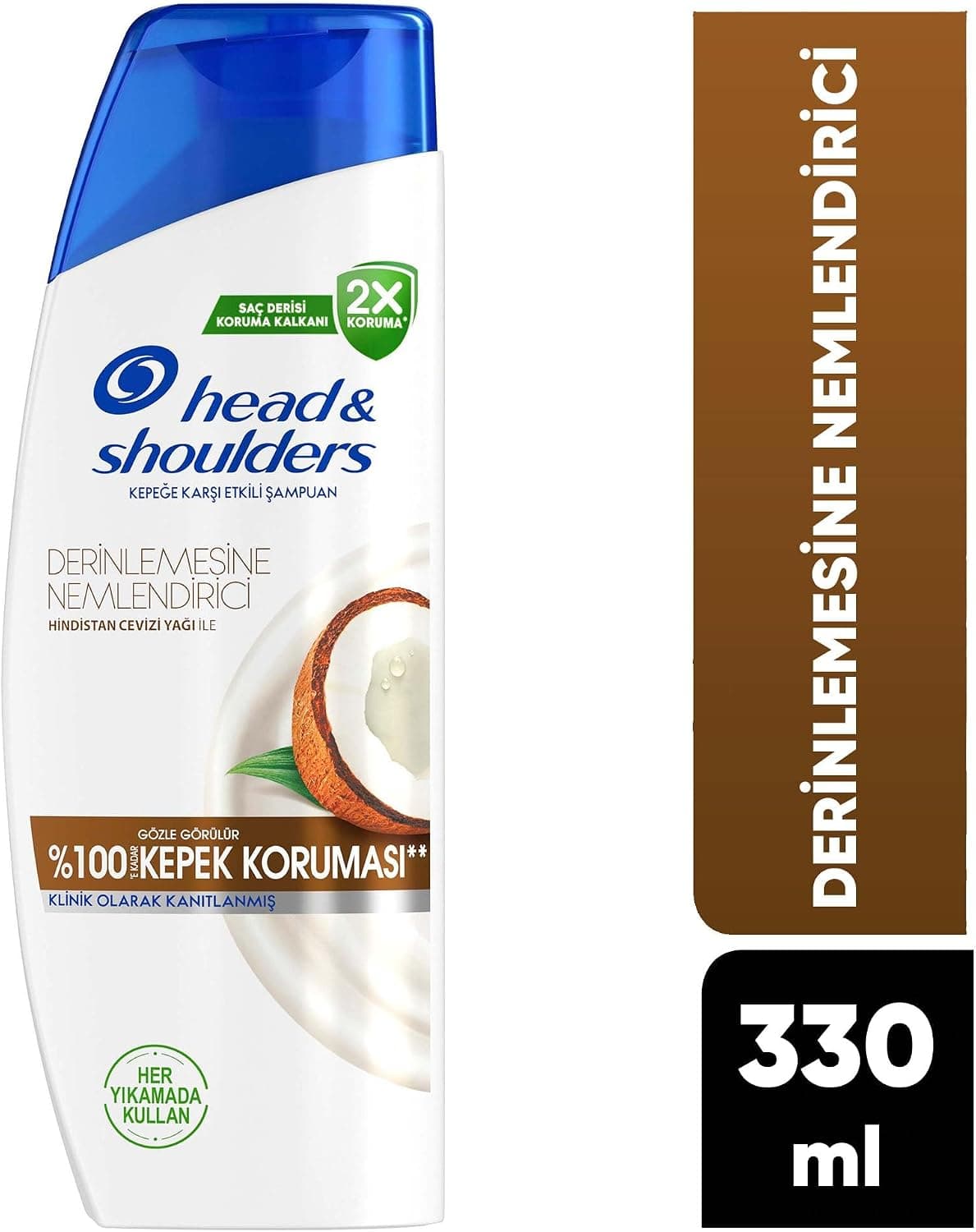 شامپو Head & Shoulders ضد شوره آبرسان عمیق با روغن نارگیل مصرف روزانه 330ML شامپو Head & Shoulders ضد شوره آبرسان عمیق با روغن نارگیل مصرف روزانه 330ML