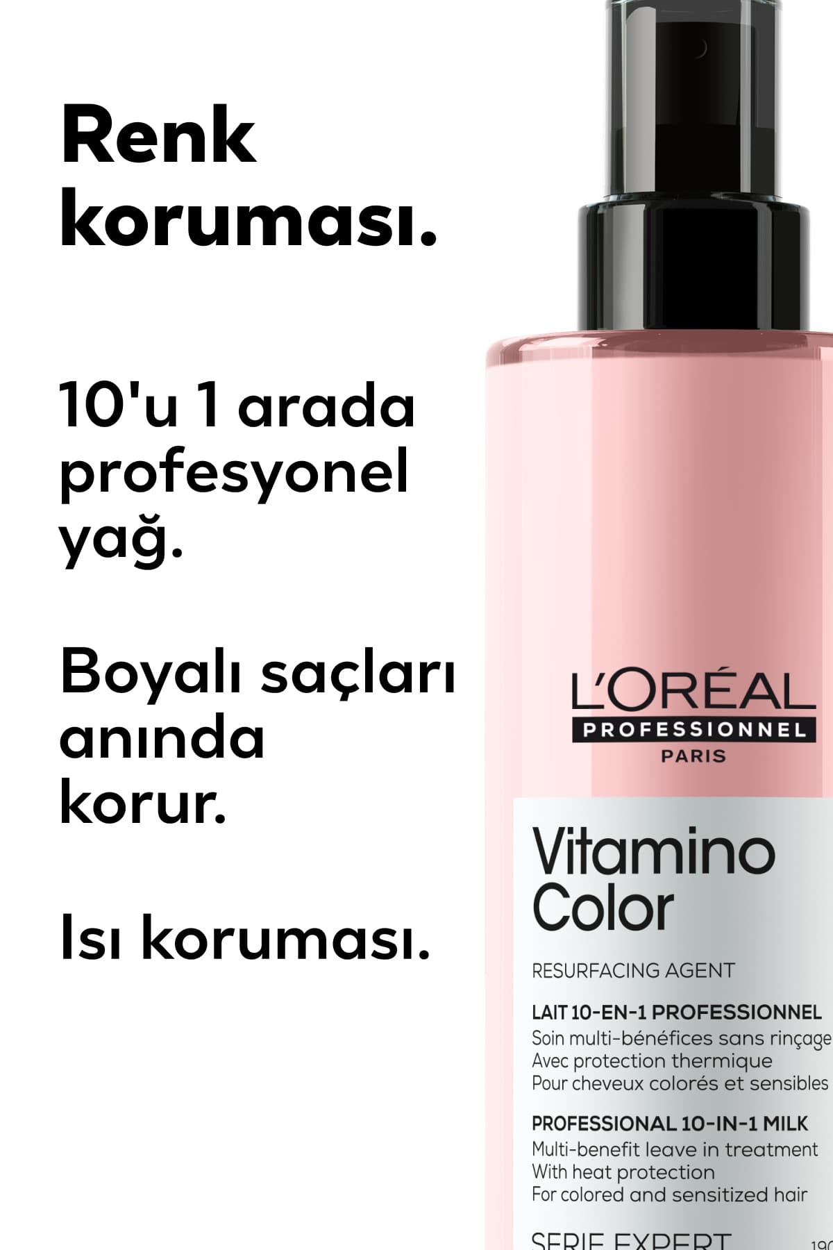 اسپری مراقبت ۱۰ اثره موی رنگشده L'oreal Professionnel Serie Expert Vitamino Color اسپری مراقبت ۱۰ اثره موی رنگشده L'oreal Professionnel Serie Expert Vitamino Color