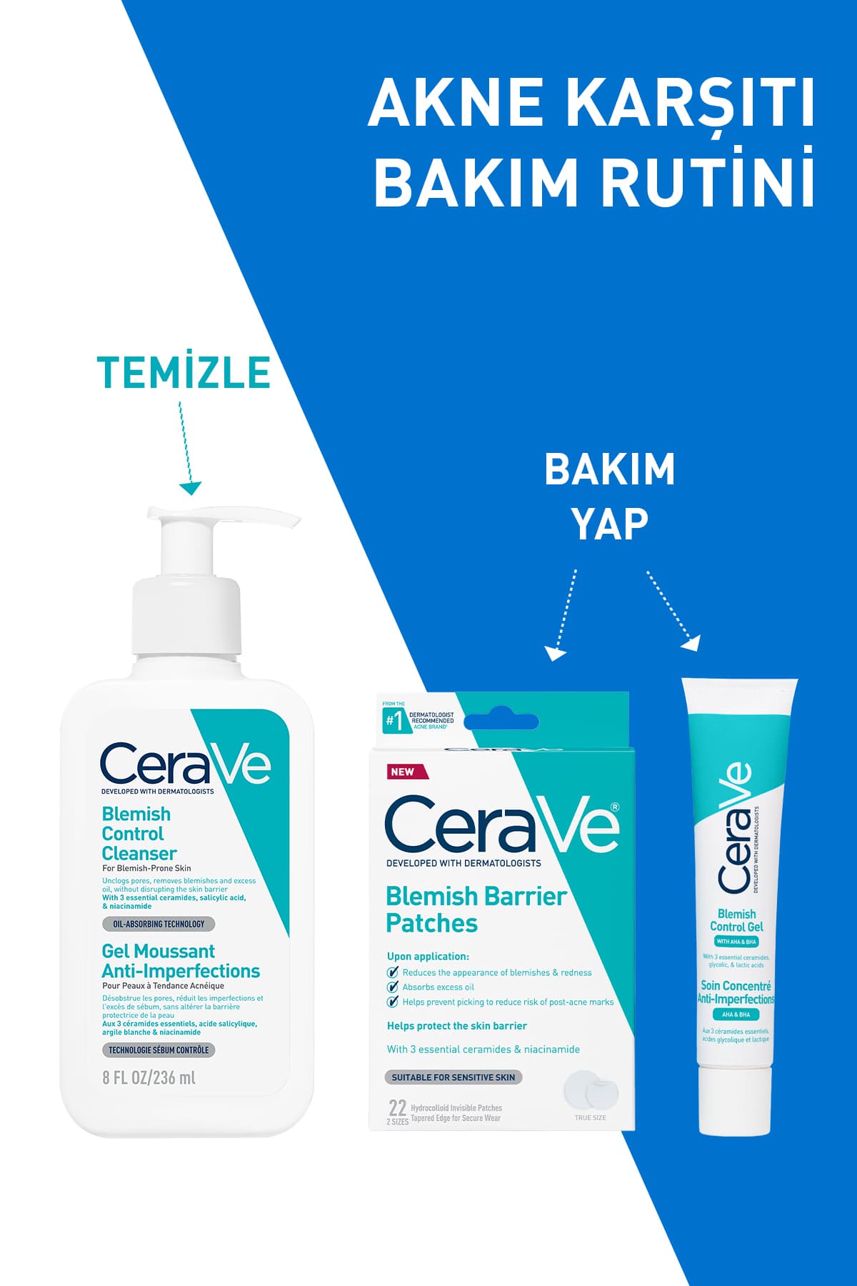 ژل شوینده صورت مناسب پوستهای چرب و مستعد آکنه CeraVe حاوی سالیسیلیک اسید 236 ml ژل شوینده صورت مناسب پوستهای چرب و مستعد آکنه CeraVe حاوی سالیسیلیک اسید 236 ml