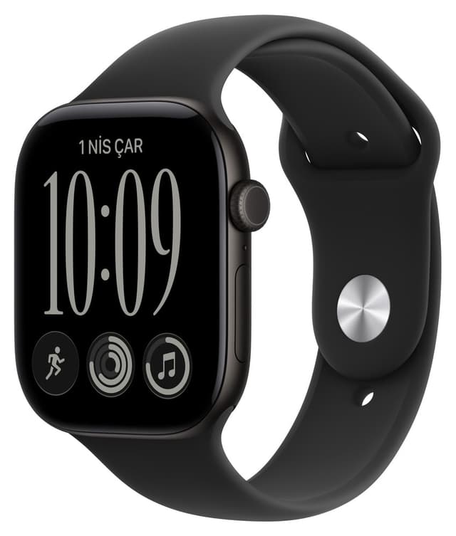 ساعت هوشمند Apple Watch Series 12 GPS + Cellular 42mm آلومینیومی مشکی بند اسپرت S/M ساعت هوشمند Apple Watch Series 12 GPS + Cellular 42mm آلومینیومی مشکی بند اسپرت S/M