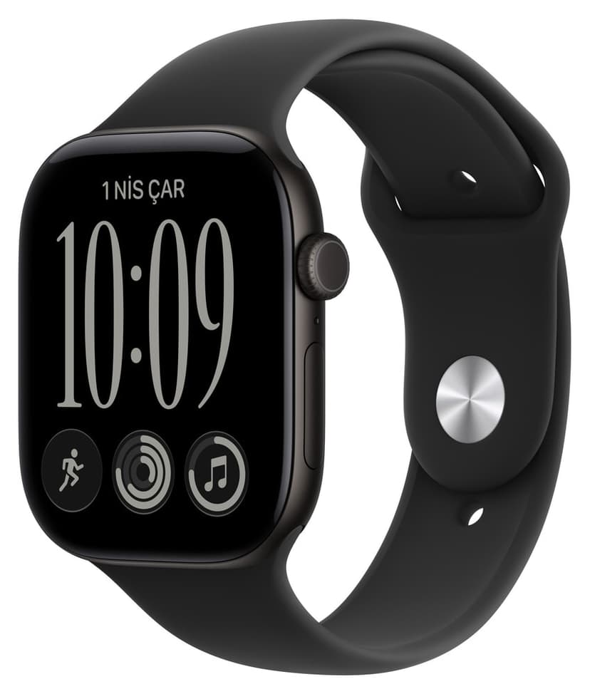 ساعت هوشمند Apple Watch Series 12 GPS + Cellular 42mm آلومینیومی مشکی بند اسپرت S/M ساعت هوشمند Apple Watch Series 12 GPS + Cellular 42mm آلومینیومی مشکی بند اسپرت S/M