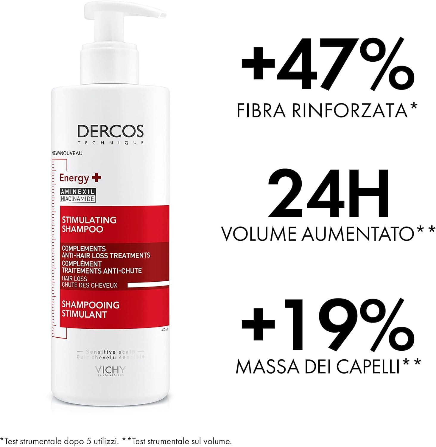 شامپو مراقبتی Vichy Dercos ضد ریزش Energisant شامپو مراقبتی Vichy Dercos ضد ریزش Energisant