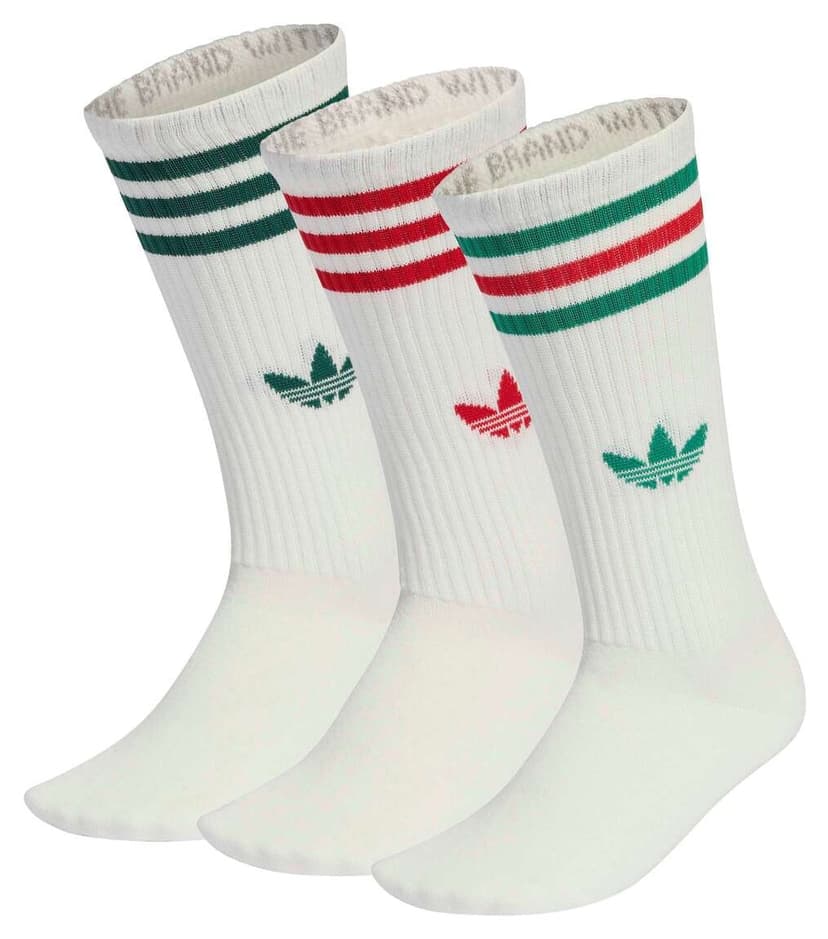 جوراب زنانه adidas مچ بلند 3 نواره 3 جفت جوراب زنانه adidas مچ بلند 3 نواره 3 جفت