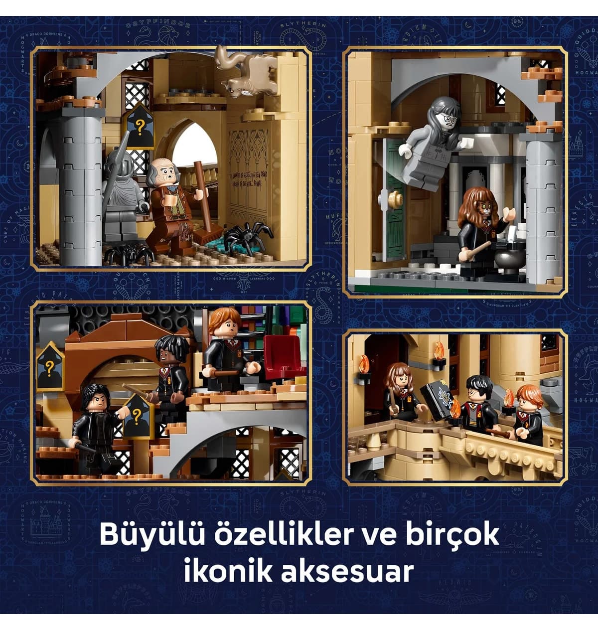 لگو 76473 Harry Potter قلعه Hogwarts بال شرقی 2164 قطعه لگو 76473 Harry Potter قلعه Hogwarts بال شرقی 2164 قطعه