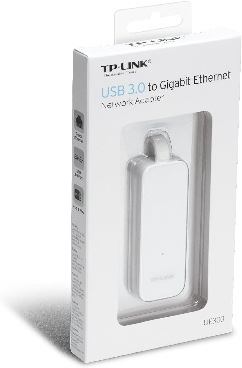 مبدل شبکه USB 3.0 به اترنت گیگابیتی TP-Link با درگاه RJ45 مدل UE300 مبدل شبکه USB 3.0 به اترنت گیگابیتی TP-Link با درگاه RJ45 مدل UE300