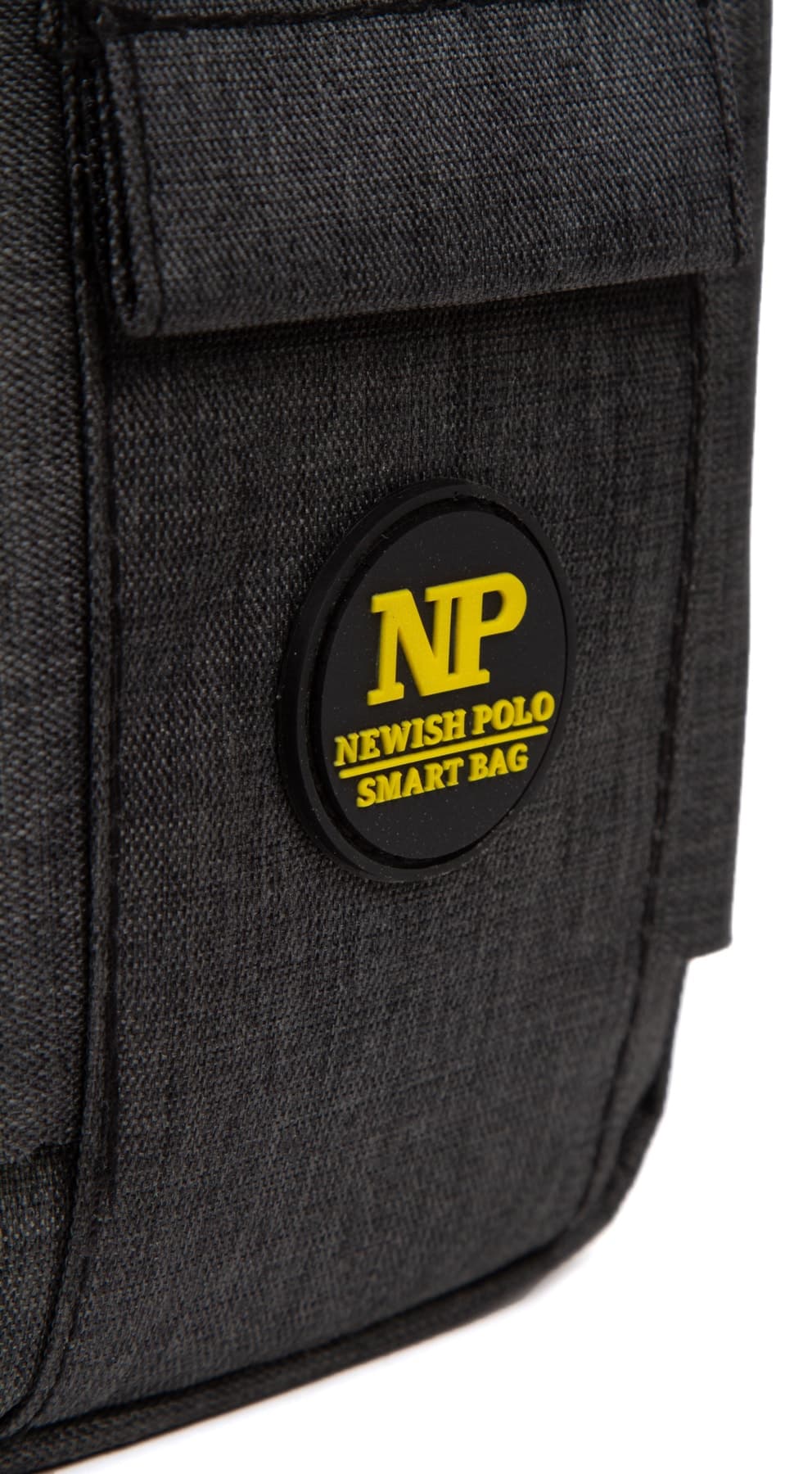 کیف دوشی سینهای مردانه Newish Polo کتان با بخش تلفن مدل Belgrat مشکی-زرد کیف دوشی سینهای مردانه Newish Polo کتان با بخش تلفن مدل Belgrat مشکی-زرد
