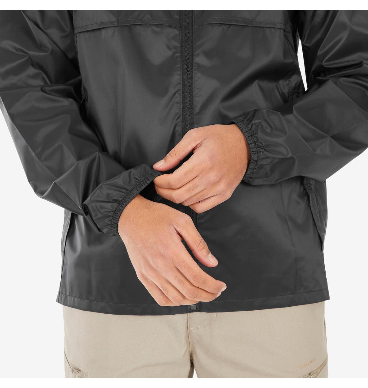 بارانی مردانه Decathlon Quechua فضای باز مشکی Raincut بارانی مردانه Decathlon Quechua فضای باز مشکی Raincut