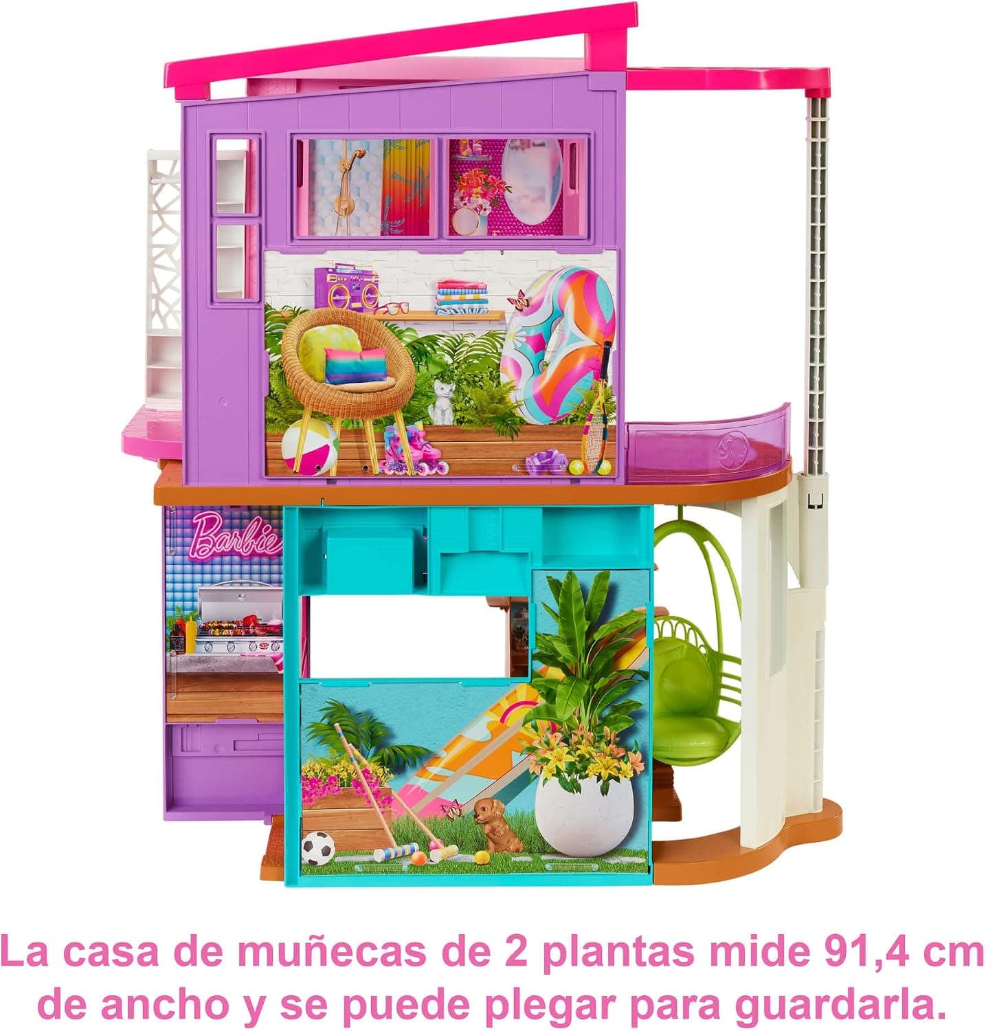 ست خانه بازی Barbie با بیش از 30 قطعه برای کودکان 3 سال به بالا ست خانه بازی Barbie با بیش از 30 قطعه برای کودکان 3 سال به بالا