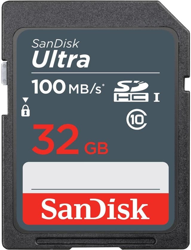 کارت حافظه SANDISK Ultra ظرفیت 32GB نوع SDHC سرعت 100 MBPS کارت حافظه SANDISK Ultra ظرفیت 32GB نوع SDHC سرعت 100 MBPS