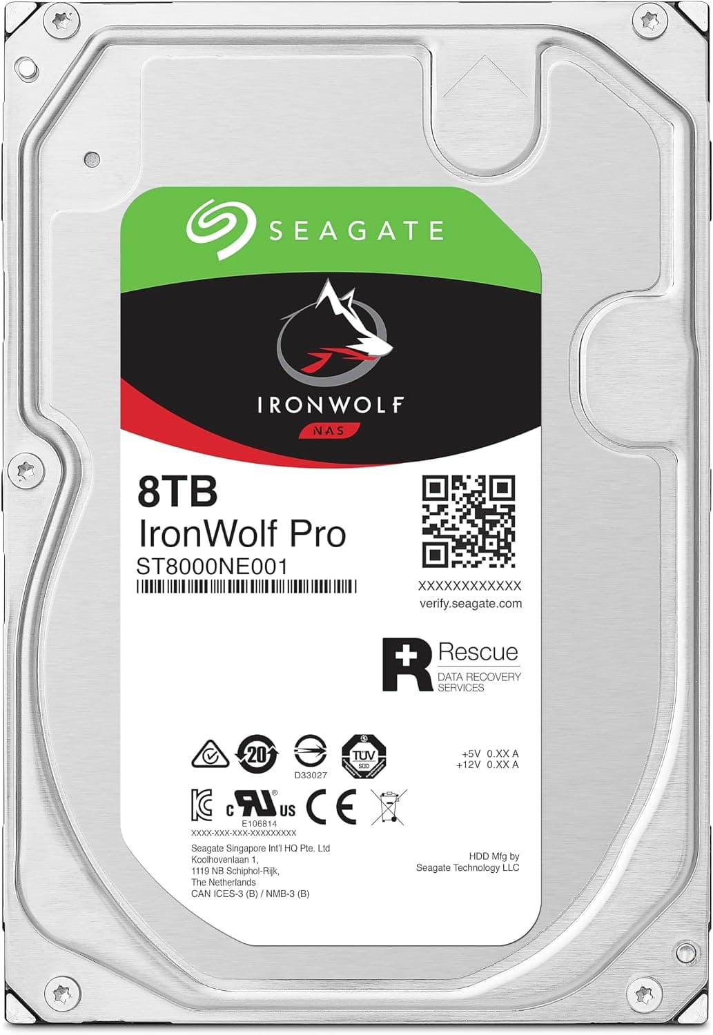 هارد دیسک داخلی NAS برای RAID، Seagate IronWolf، 4TB، CMR، 3.5 اینچ، SATA، 6GB/s، 5,400 RPM، کش 256MB، مدل ST4000VN006 هارد دیسک داخلی NAS برای RAID، Seagate IronWolf، 4TB، CMR، 3.5 اینچ، SATA، 6GB/s، 5,400 RPM، کش 256MB، مدل ST4000VN006