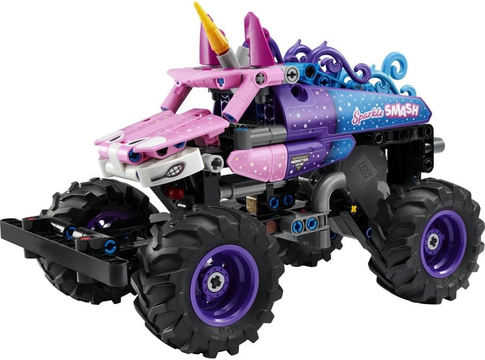 لگو Technic Monster Jam Sparkle Smash با قابلیت Pull-Back مدل 42220 لگو Technic Monster Jam Sparkle Smash با قابلیت Pull-Back مدل 42220