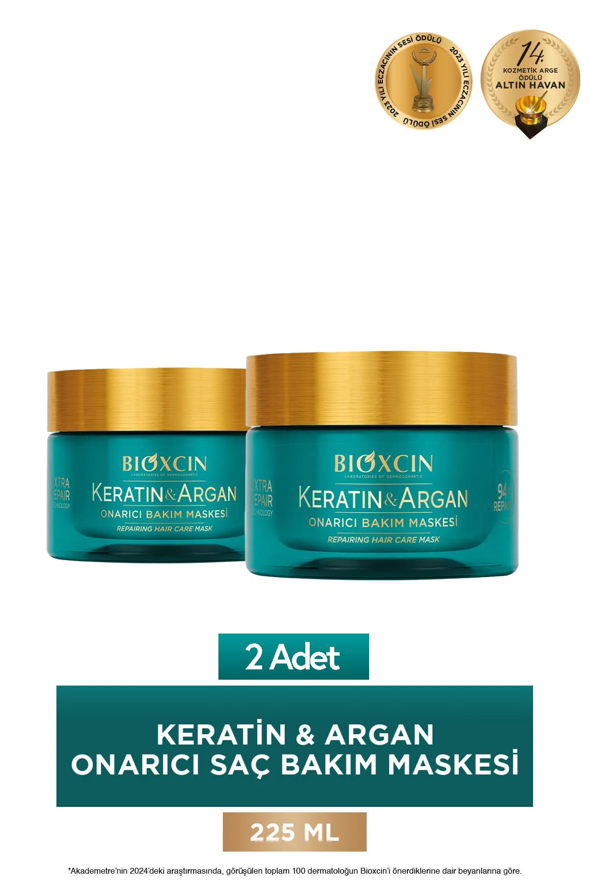 ماسک ترمیمکننده Bioxcin کراتین و آرگان 225ml 2 عدد ماسک ترمیمکننده Bioxcin کراتین و آرگان 225ml 2 عدد