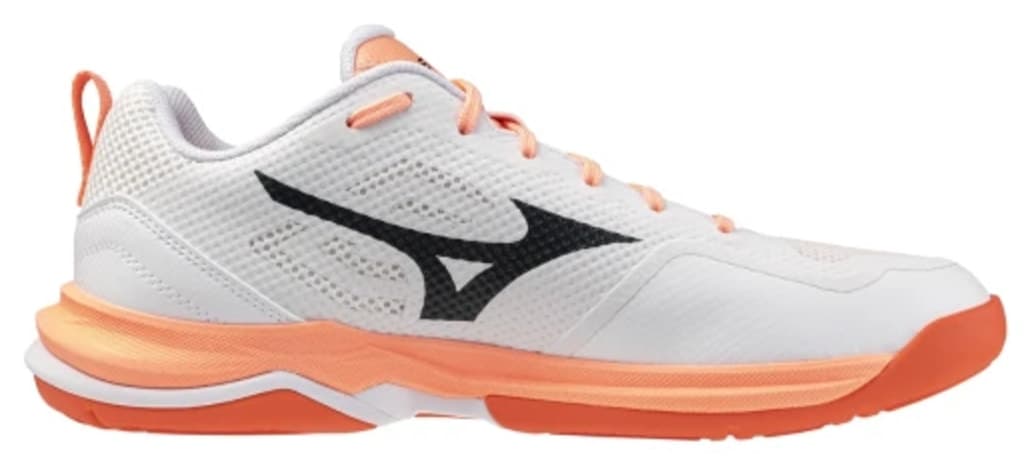 کفش هندبال یونیسکس Mizuno Wave Stealth Pro سفید و نارنجی کفش هندبال یونیسکس Mizuno Wave Stealth Pro سفید و نارنجی