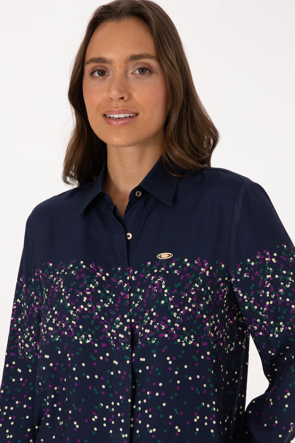 پیراهن زنانه U.S. Polo Assn. سرمهای آستین بلند مدل 50308965-VR033 پیراهن زنانه U.S. Polo Assn. سرمهای آستین بلند مدل 50308965-VR033