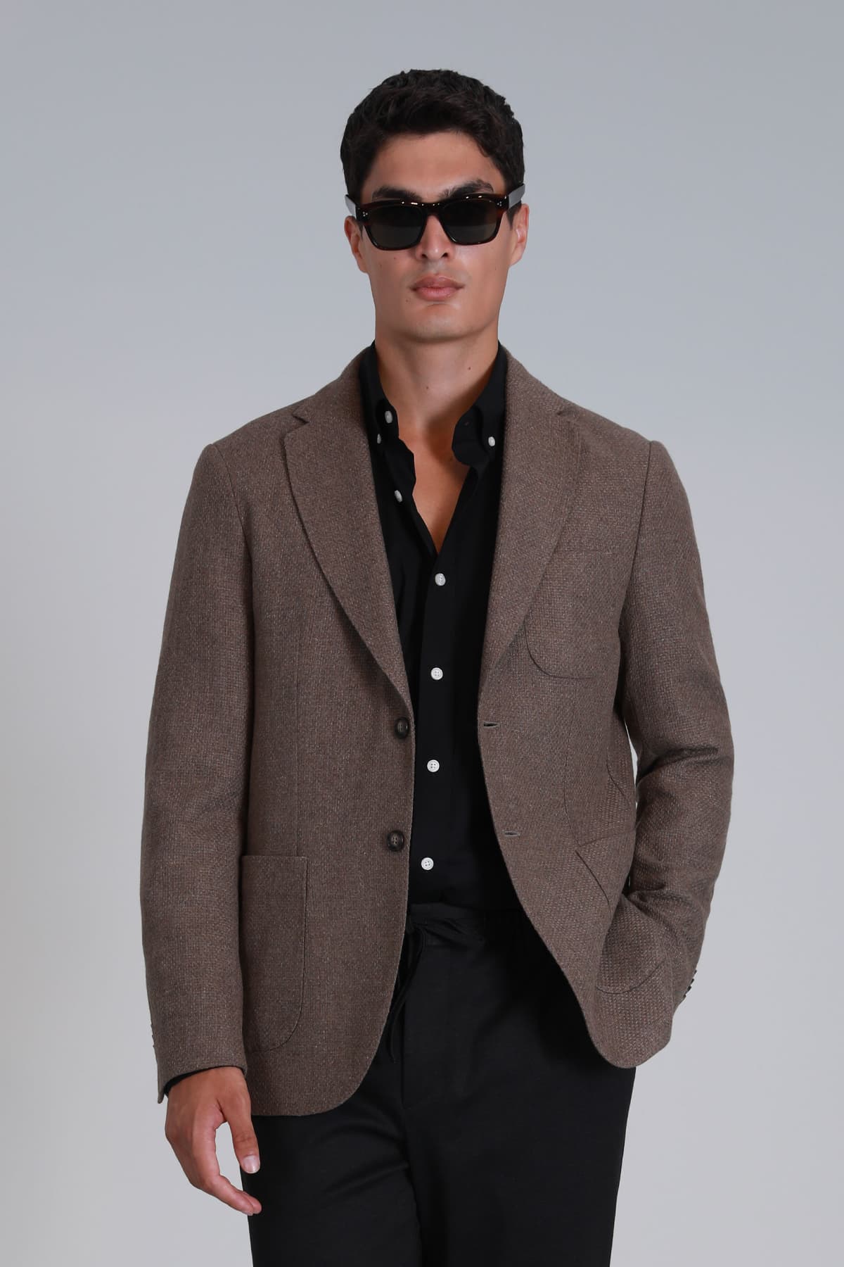 ژاکت بلیزر مردانه LUFIAN اسلیم فیت شتری مدل Daniel Spor ژاکت بلیزر مردانه LUFIAN اسلیم فیت شتری مدل Daniel Spor