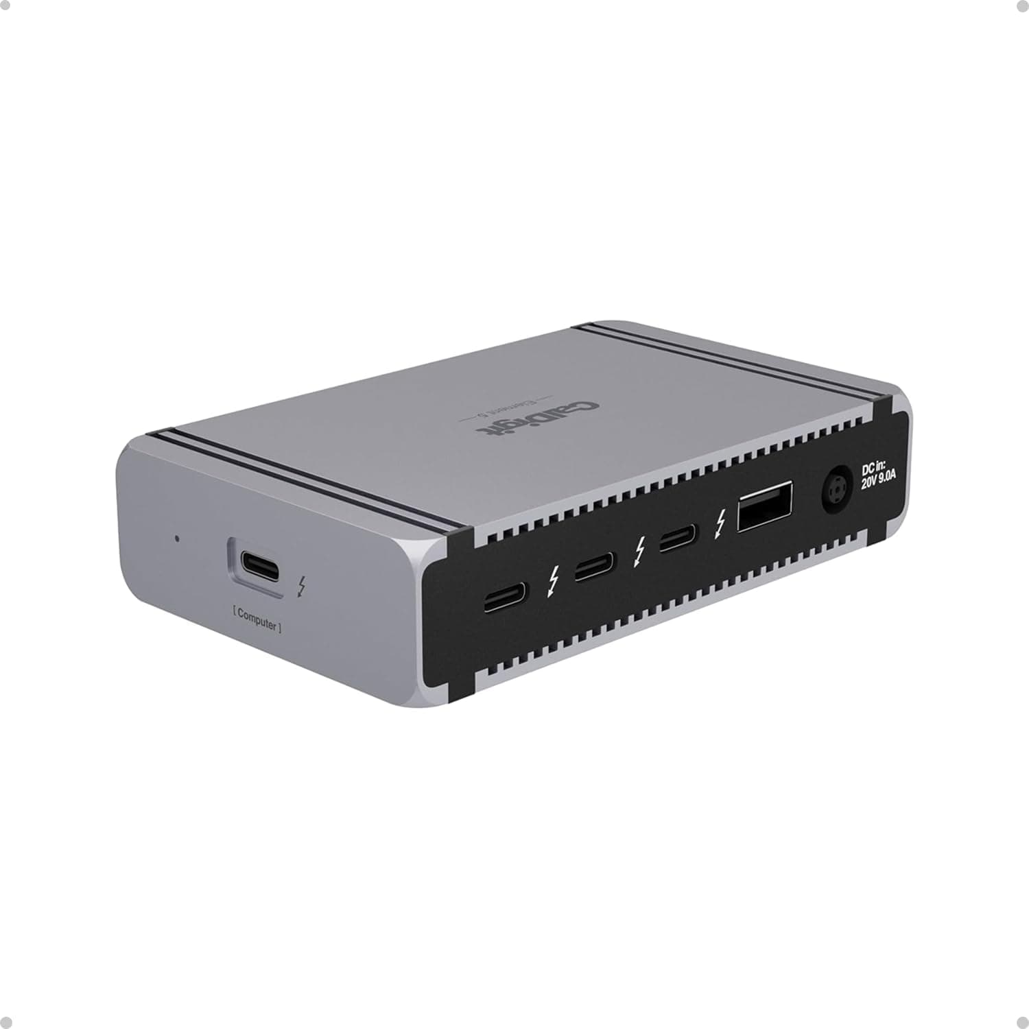 هاب CalDigit Thunderbolt 5 مدل E5 Element 5 با 9 پورت هاب CalDigit Thunderbolt 5 مدل E5 Element 5 با 9 پورت