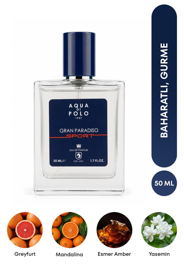 عطر مردانه Aqua Di Polo 1987 مدل Gran Paradiso Sport EDP 50 ml عطر مردانه Aqua Di Polo 1987 مدل Gran Paradiso Sport EDP 50 ml