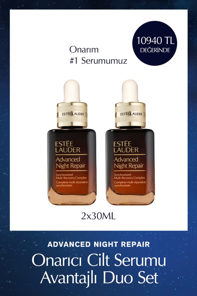 ست دوتایی سرم ترمیمکننده پوست Estee Lauder Advanced Night Repair، 2 x 30ml ست دوتایی سرم ترمیمکننده پوست Estee Lauder Advanced Night Repair، 2 x 30ml