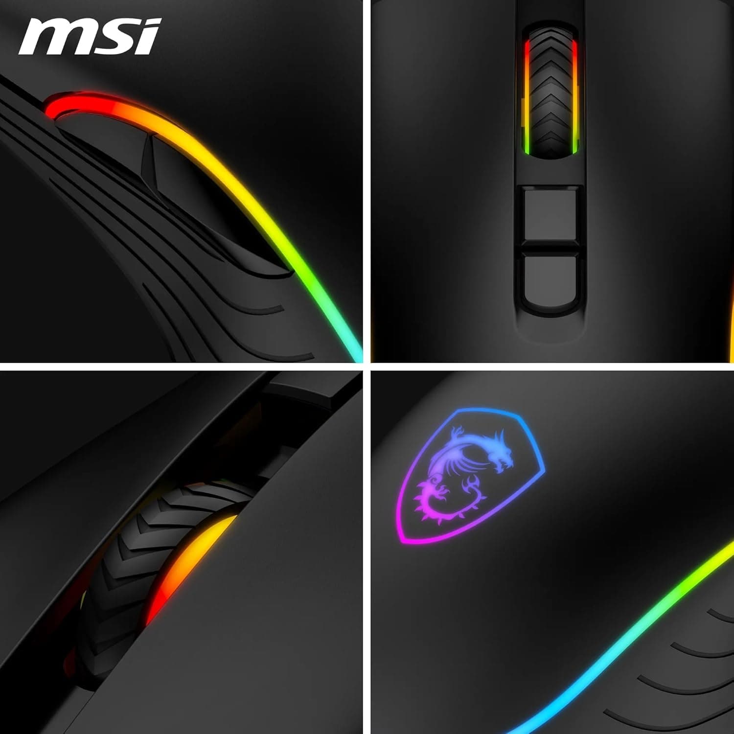 ماوس گیمینگ MSI سیمی مشکی مدل FORGE GM300 ماوس گیمینگ MSI سیمی مشکی مدل FORGE GM300