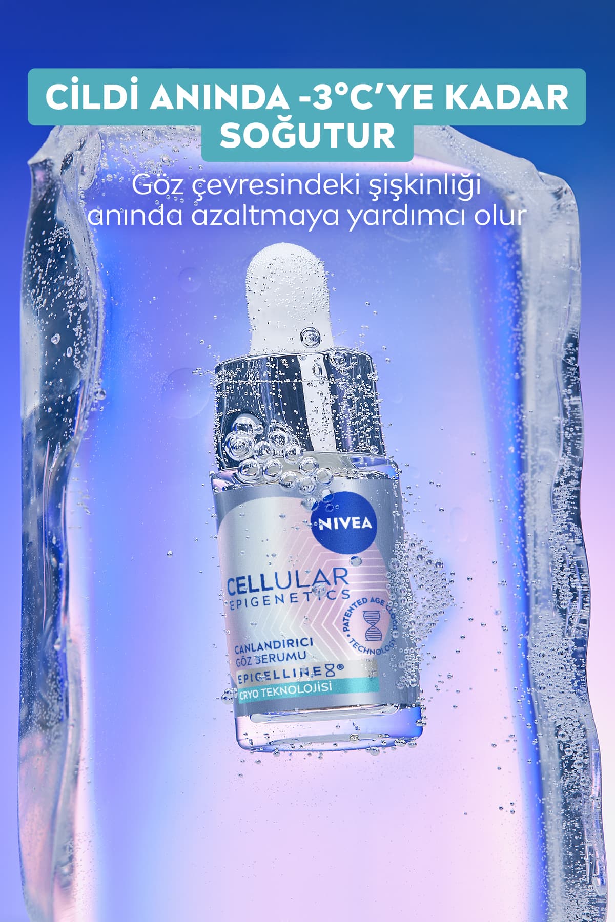 سرم دور چشم NIVEA Epigenetics 15ml احیاکننده ضد پیری با اثر خنککننده سرم دور چشم NIVEA Epigenetics 15ml احیاکننده ضد پیری با اثر خنککننده