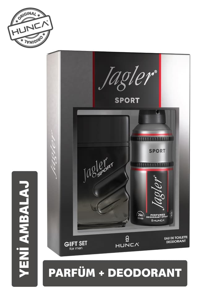 ست عطر مردانه Jagler Sport ادو تویلت 90 ml و دئودورانت 150 ml ست عطر مردانه Jagler Sport ادو تویلت 90 ml و دئودورانت 150 ml