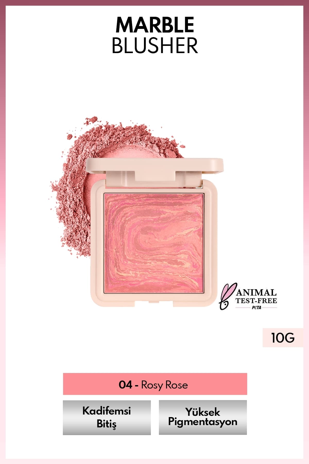 رژگونه و هایلایتر پخته مرمری Note Cosmetics مدل 04 Rosy Rose رژگونه و هایلایتر پخته مرمری Note Cosmetics مدل 04 Rosy Rose